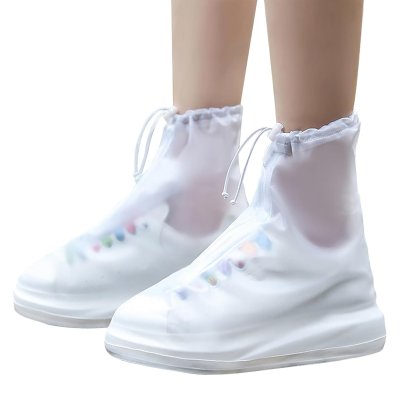 Waterproof Shoe Covers Reusable, Non-Slip, Rainy Day Silicone Shoe Cover for Men, Women | Overshoes Protectors For Kitchen, Indoor, Outdoors, Hiking, Camping & Garden Use 1 Pair Multicolor.( XL SIZE.)